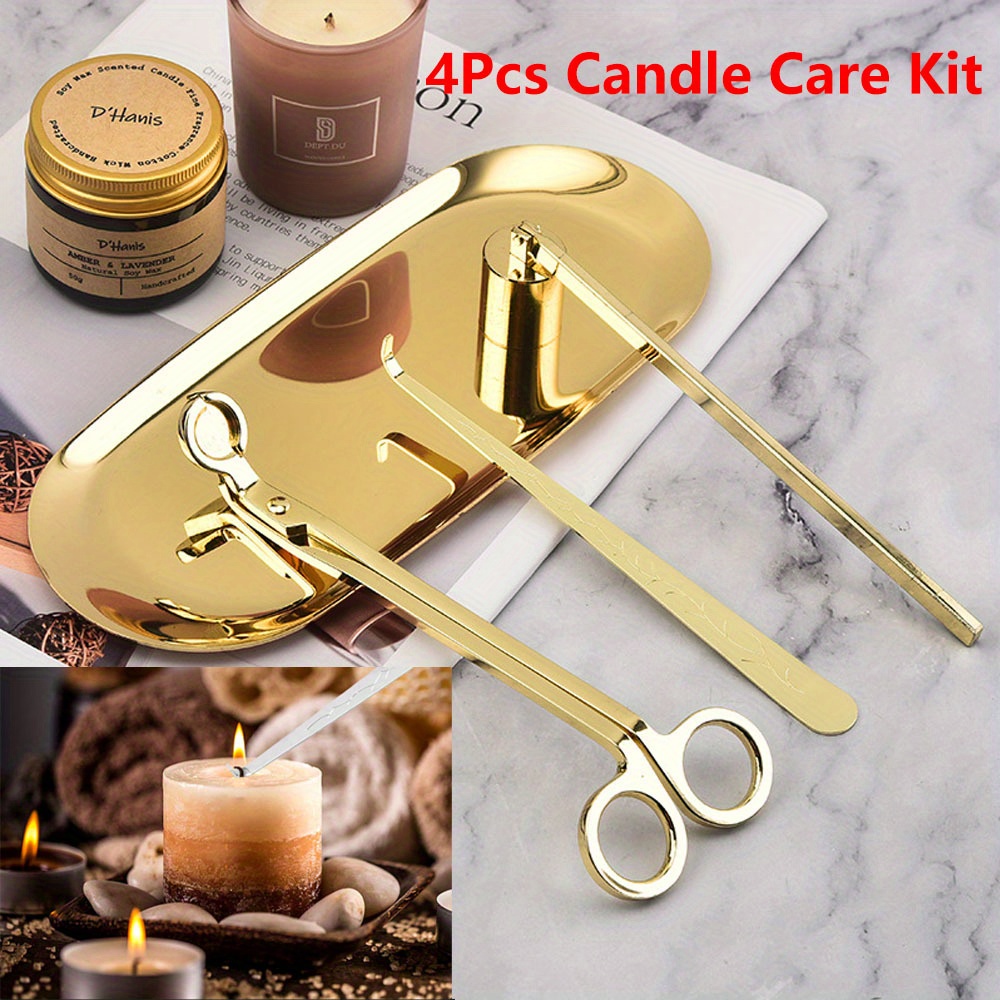 4pcs/set Luxury Candle Care Ki - Candle Making Tutorial review and price