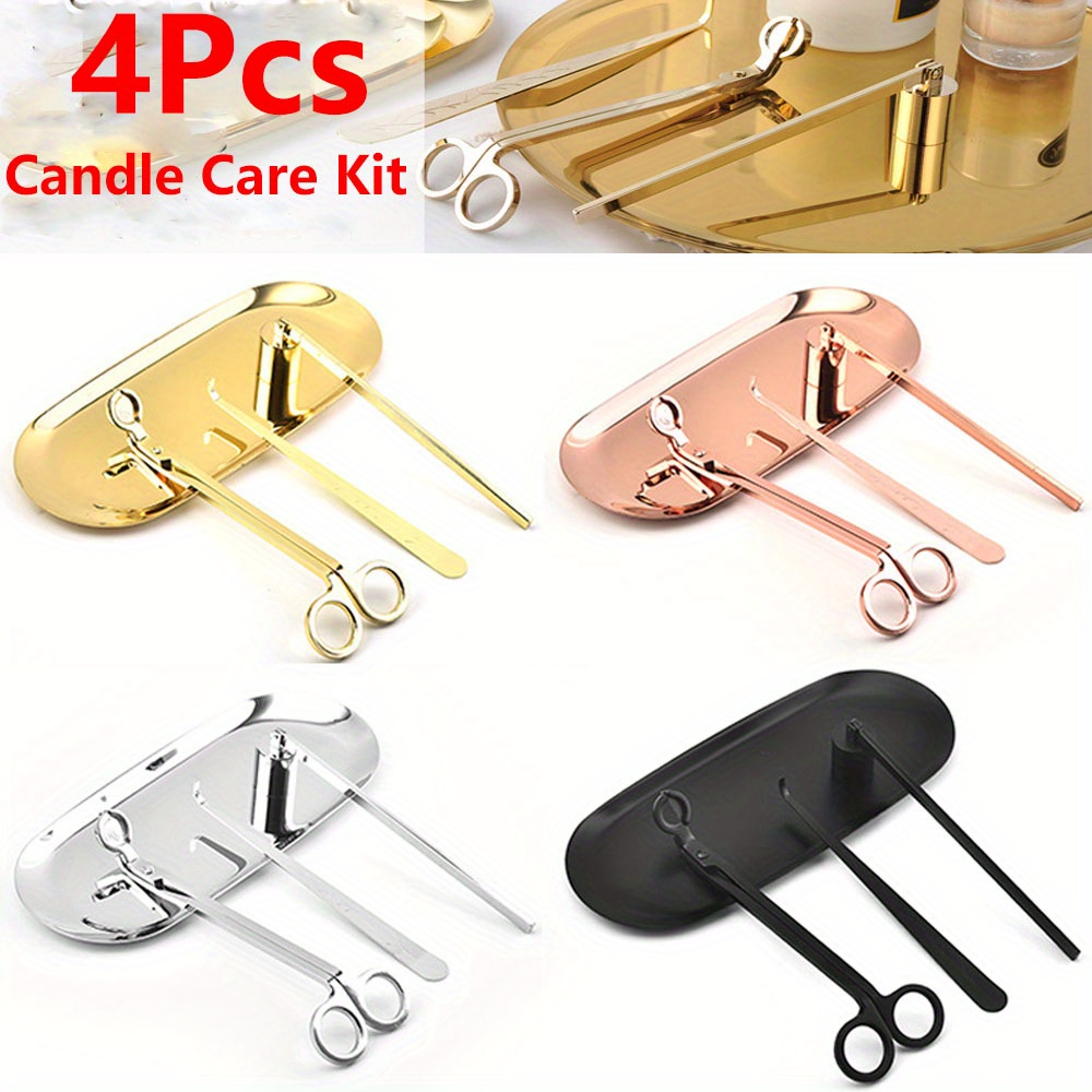 4pcs/set Luxury Candle Care Ki - Candle Making Tutorial review and price