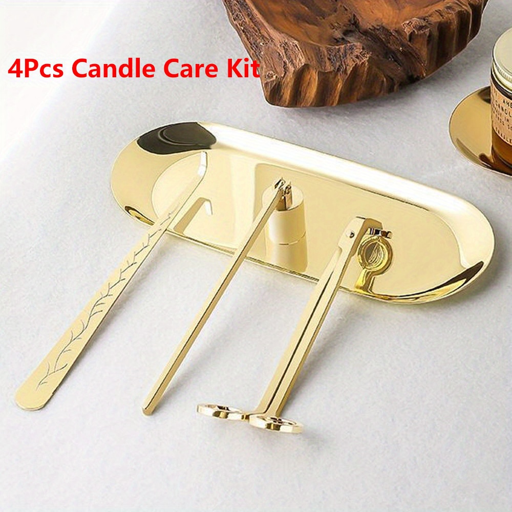 4pcs/set Luxury Candle Care Ki - Candle Making Tutorial review and price